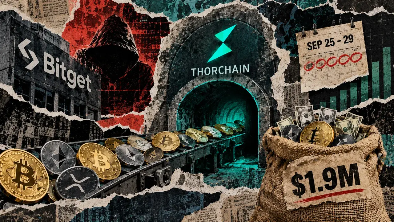 THORChain made 63% of its record $3 million September income during the Bitget hack-linked trading surge
