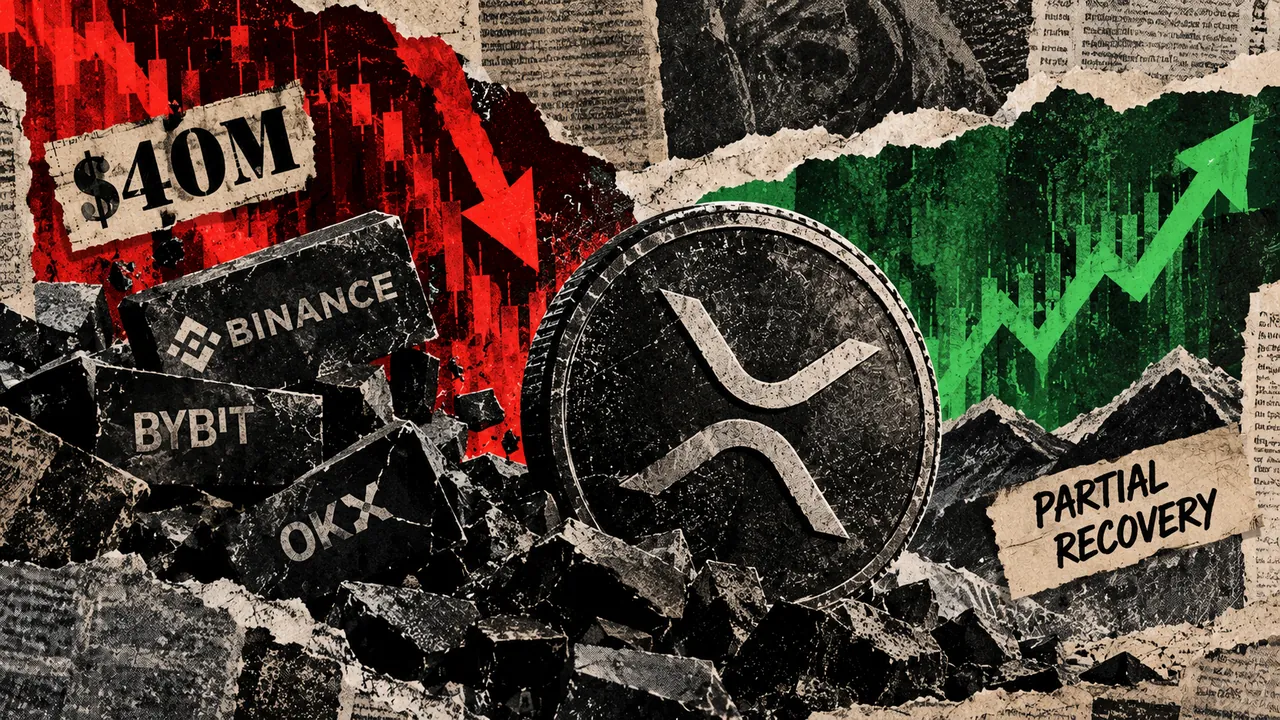 XRP rebounded as Binance spot turnover fell nearly 80%